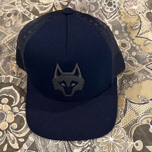 Greyson Trucker Hat in Maltese (Navy)